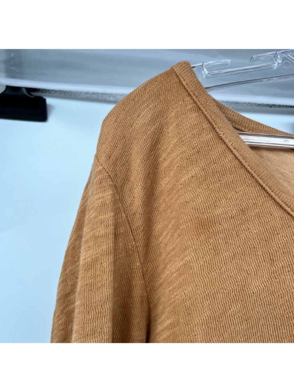 American Able Womens Pullover Top Long Sleeve Button Cuff Multicolor Large - Picture 5 of 9
